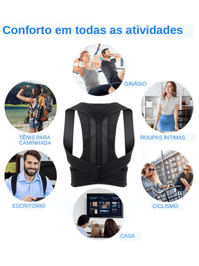 Corretor Postural Ombros Tipo Mochila - Linha Tok